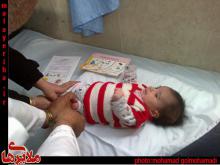 اولین واکسن پنتاوالان به یک کودک ملایری ترزیق شد